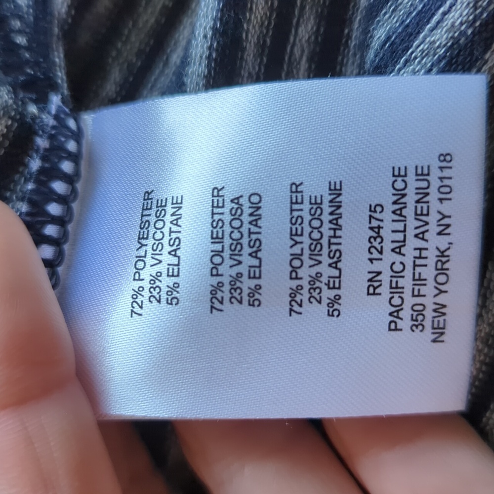 Jones New York Striped Cowl Neck Sweater - Picture 8 of 15